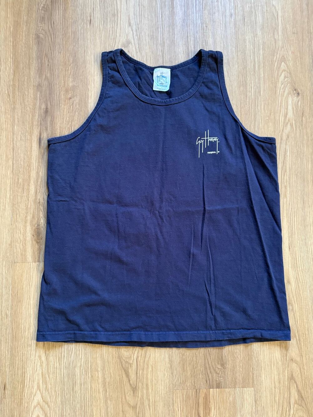 Vintage Guy Harvey "Bluewater" Snook Fishing Tank Top Size Large